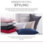 Luxury Pillowcase - 100% Pure Mulberry Silk on Both Sides - Pink - Home & Garden > Bedding > Pillowcases