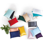 Luxury Pillowcase - 100% Pure Mulberry Silk on Both Sides - Silver - Home & Garden > Bedding > Pillowcases