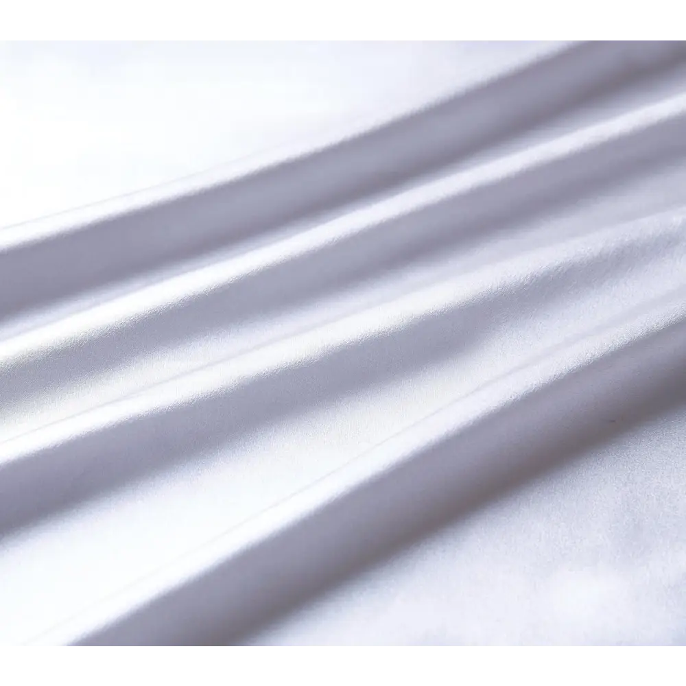 Luxury Pillowcase - 100% Pure Mulberry Silk on Both Sides - Silver - Home & Garden > Bedding > Pillowcases
