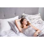 Luxury Pillowcase 2 Pack - 100% Pure Mulberry Silk on Both Sides - Silver - Home & Garden > Bedding > Pillowcases