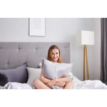 Luxury Pillowcase 2 Pack - 100% Pure Mulberry Silk on Both Sides - Silver - Home & Garden > Bedding > Pillowcases