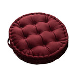 Luxury Round Pouf Tatami Cushion Meditation Floor Mat with Handle - Furniture > Bathroom