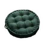 Luxury Round Pouf Tatami Cushion Meditation Floor Mat with Handle - Furniture > Bathroom