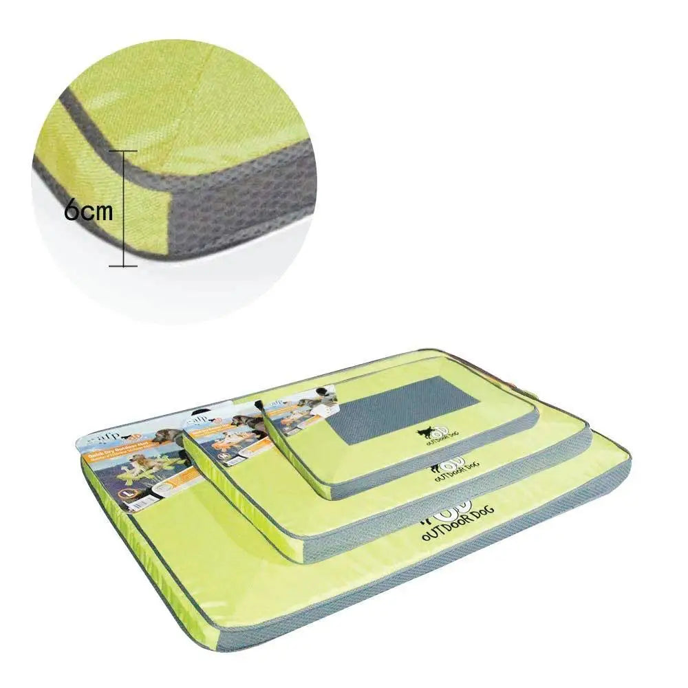 M Outdoor Dog Mat Quick Dry - Green Pet Cooling Pads Outside Mattress AFP - Pet Care > Dog Supplies > Dog Beds