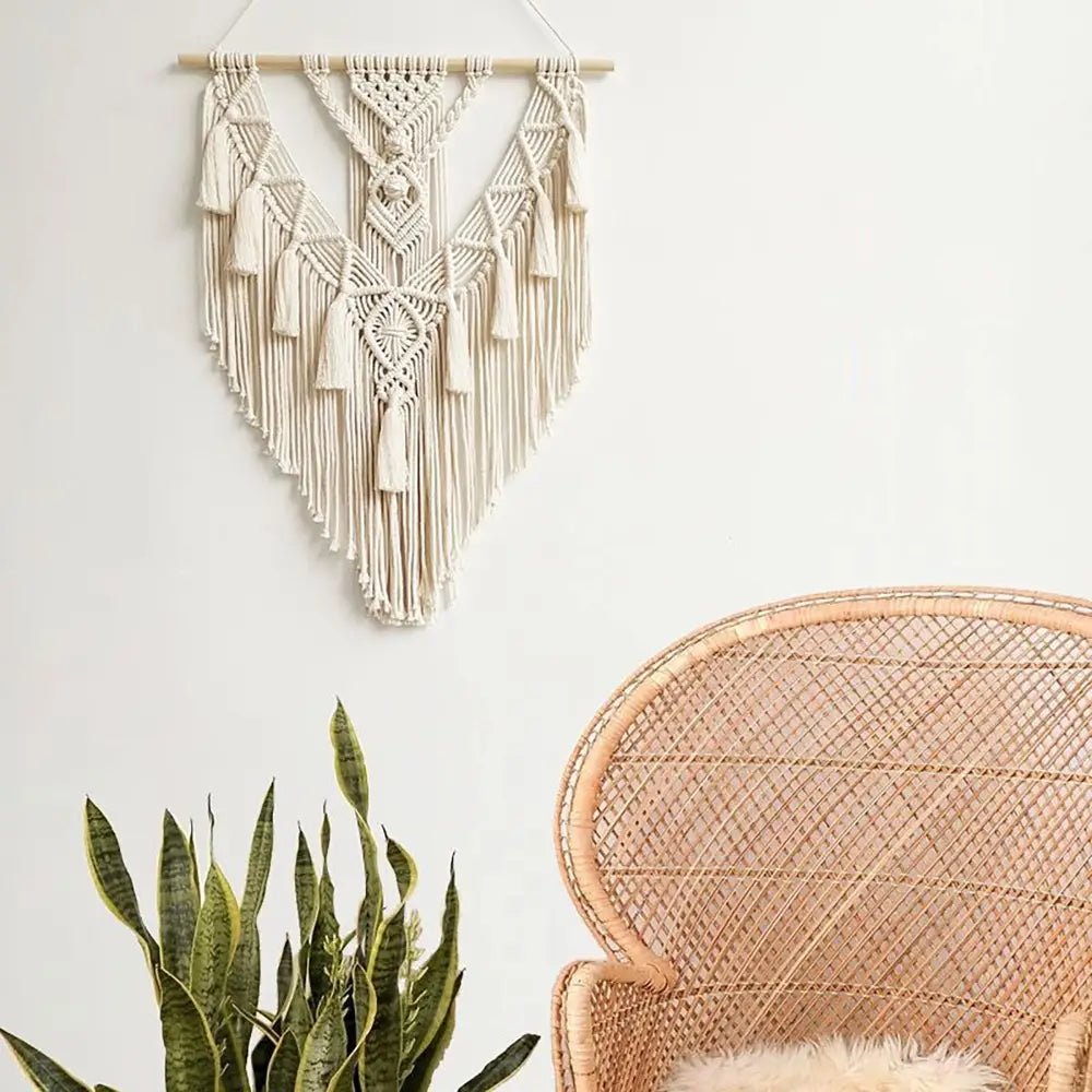 Macrame Wall Hanging-Natural - Home & Garden > Hammocks