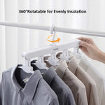 Magic Hanger Space Saving Multifunctional Clothes Coat Hanger Dryer Laundry Drying Rack Airer Clothes Horse Grey - Home