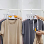Magic Hanger Space Saving Multifunctional Clothes Coat Hanger Dryer Laundry Drying Rack Airer Clothes Horse Grey - Home