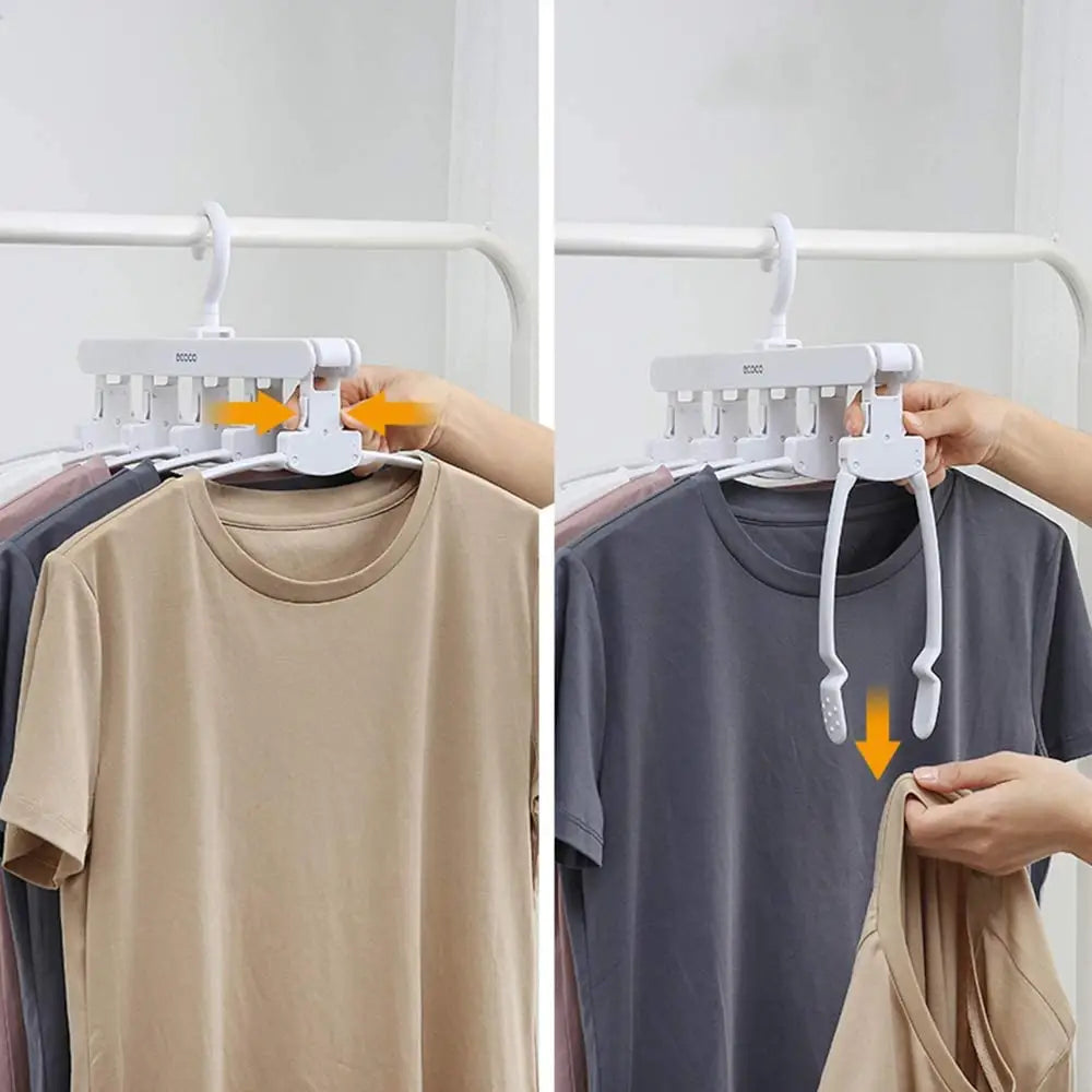 Magic Hanger Space Saving Multifunctional Clothes Coat Hanger Dryer Laundry Drying Rack Airer Clothes Horse Grey - Home