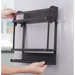 Magnetic Kitchen Fridge Storage Rack Double Layer - Home & Garden > Storage