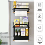 Magnetic Kitchen Fridge Storage Rack Double Layer - Home & Garden > Storage