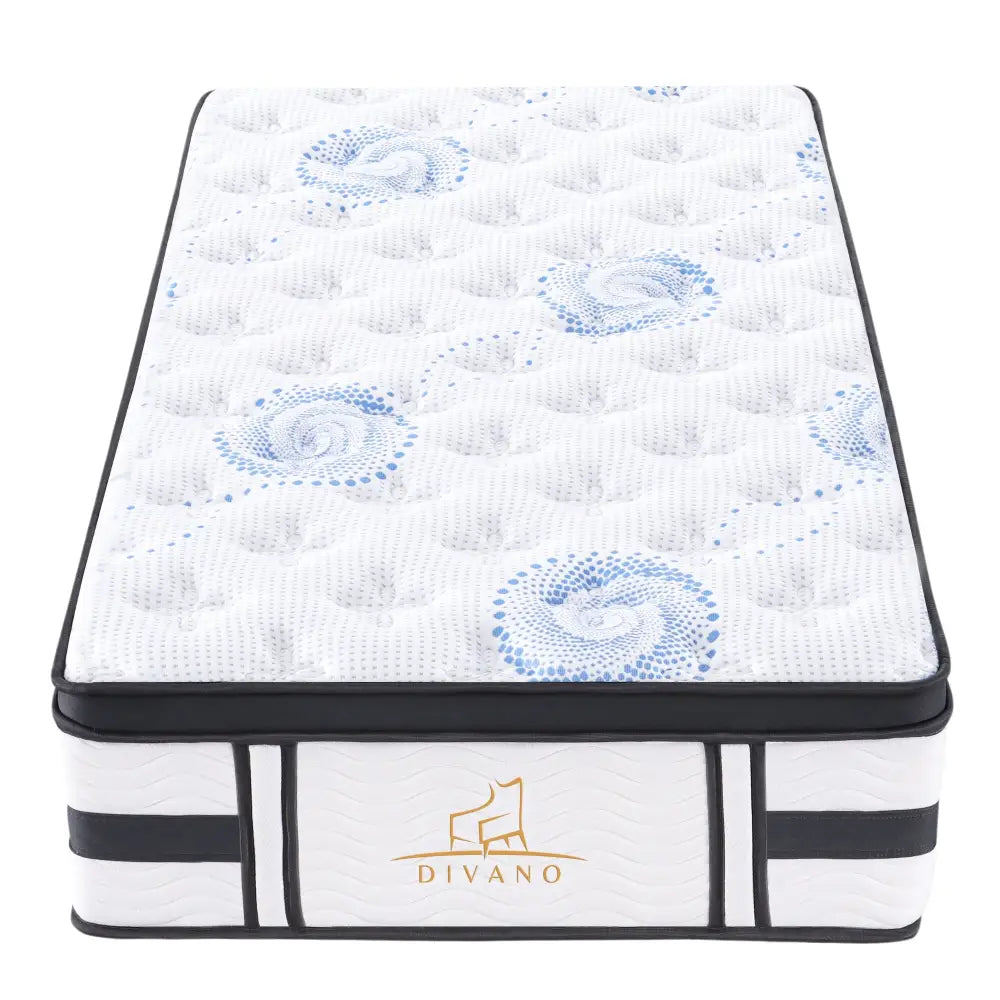 Majestic Rest Single Size 7 Zones Luxury Premium Firm Pocket Spring 34cm Mattress - Furniture > Mattresses
