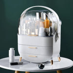 Make up Organizers Storage Vanity Cosmetics Skincare Display Cases Countertop Bathroom Gifts for Women - Health &