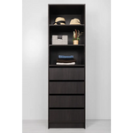 MALMO THREE SHELF/FOUR DRAWER WALK IN WARDROBE - CLASSIC - NORDIC ASH - Home & Garden > Storage > Clothing & Wardrobe