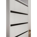 MALMO THREE SHELF/FOUR DRAWER WALK IN WARDROBE - VJ PANEL - Home & Garden > Storage > Clothing & Wardrobe Storage