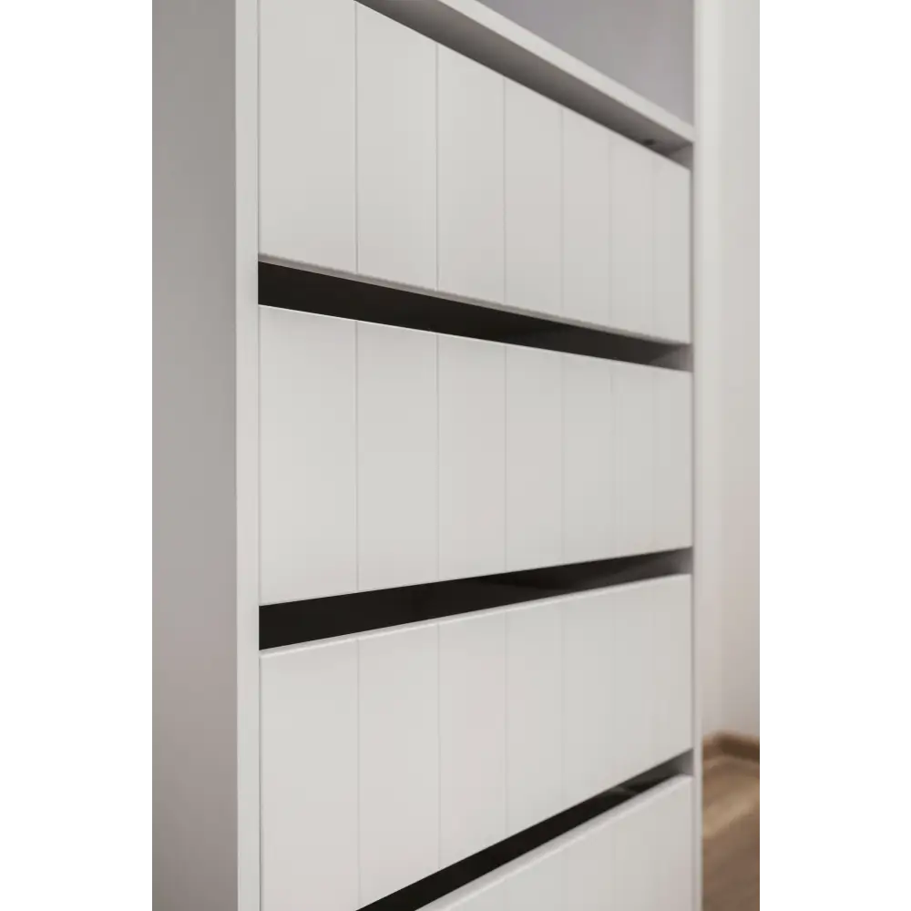 MALMO THREE SHELF/FOUR DRAWER WALK IN WARDROBE - VJ PANEL - Home & Garden > Storage > Clothing & Wardrobe Storage