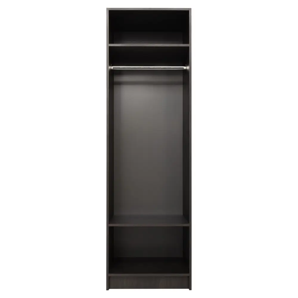 MALMO TWO SHELF/HANGRAIL WALK IN WARDROBE - NORDIC ASH - Home & Garden > Storage > Clothing & Wardrobe Storage