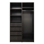 MALMO TWO SHELF/HANGRAIL WALK IN WARDROBE - NORDIC ASH - Home & Garden > Storage > Clothing & Wardrobe Storage