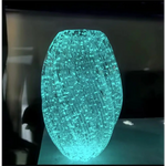 Maltose Vase Luminous INS-Style Glass Vase Modern Minimalist Hydroponic Flower Holder Creative Desktop Decorative