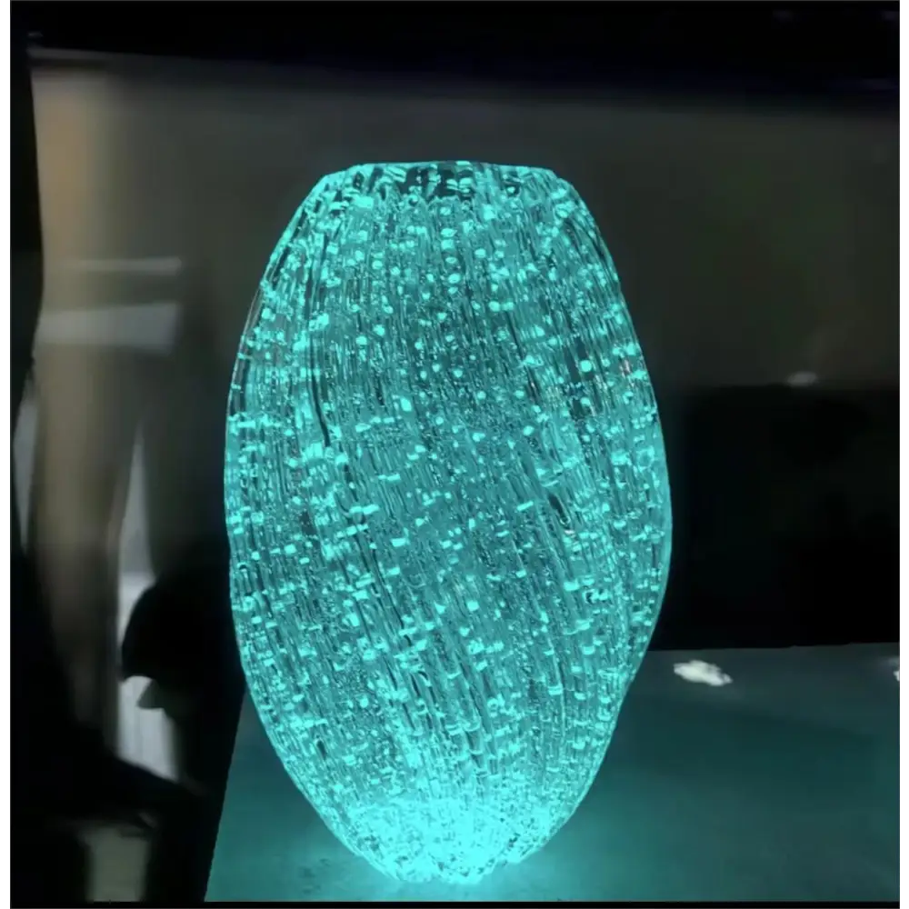 Maltose Vase Luminous INS-Style Glass Vase Modern Minimalist Hydroponic Flower Holder Creative Desktop Decorative