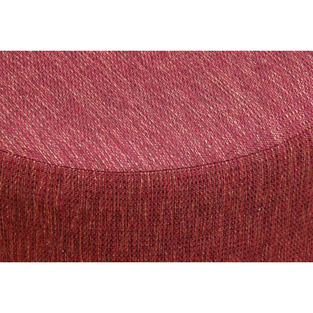 Manhattan Round Ottoman (Cherry Red) - Furniture > Bar Stools & Chairs > Arm Chairs & Recliners