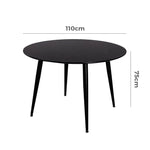 Marble Mania Round Table - Furniture > Dining
