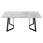 Marbleous Green Velvet Dining Set - Furniture > Dining