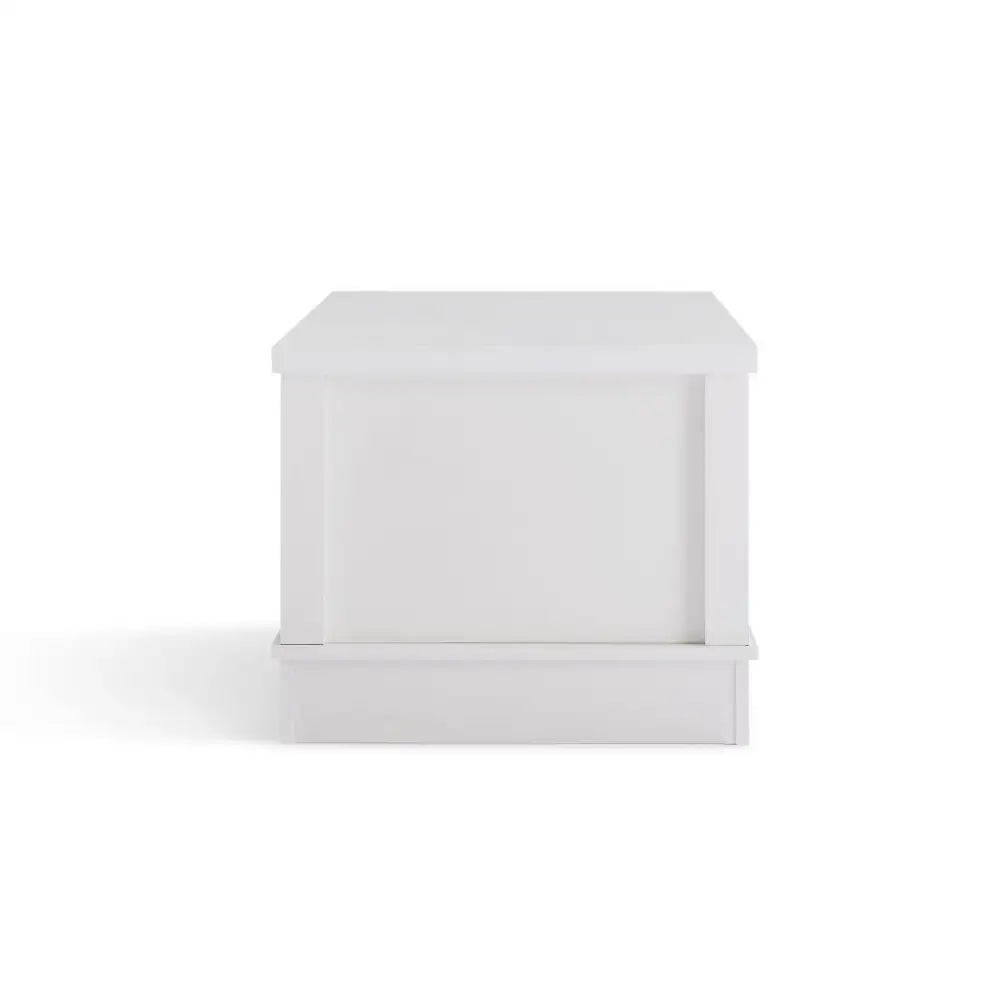 Margaux White Coastal Style Coffee Table with Drawers - Furniture > Living Room