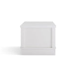 Margaux White Coastal Style Coffee Table with Drawers - Furniture > Living Room