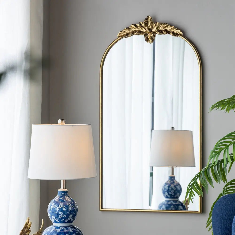 MARION TALL GOLD WALL MIRROR - Home & Garden > Decor > Mirrors