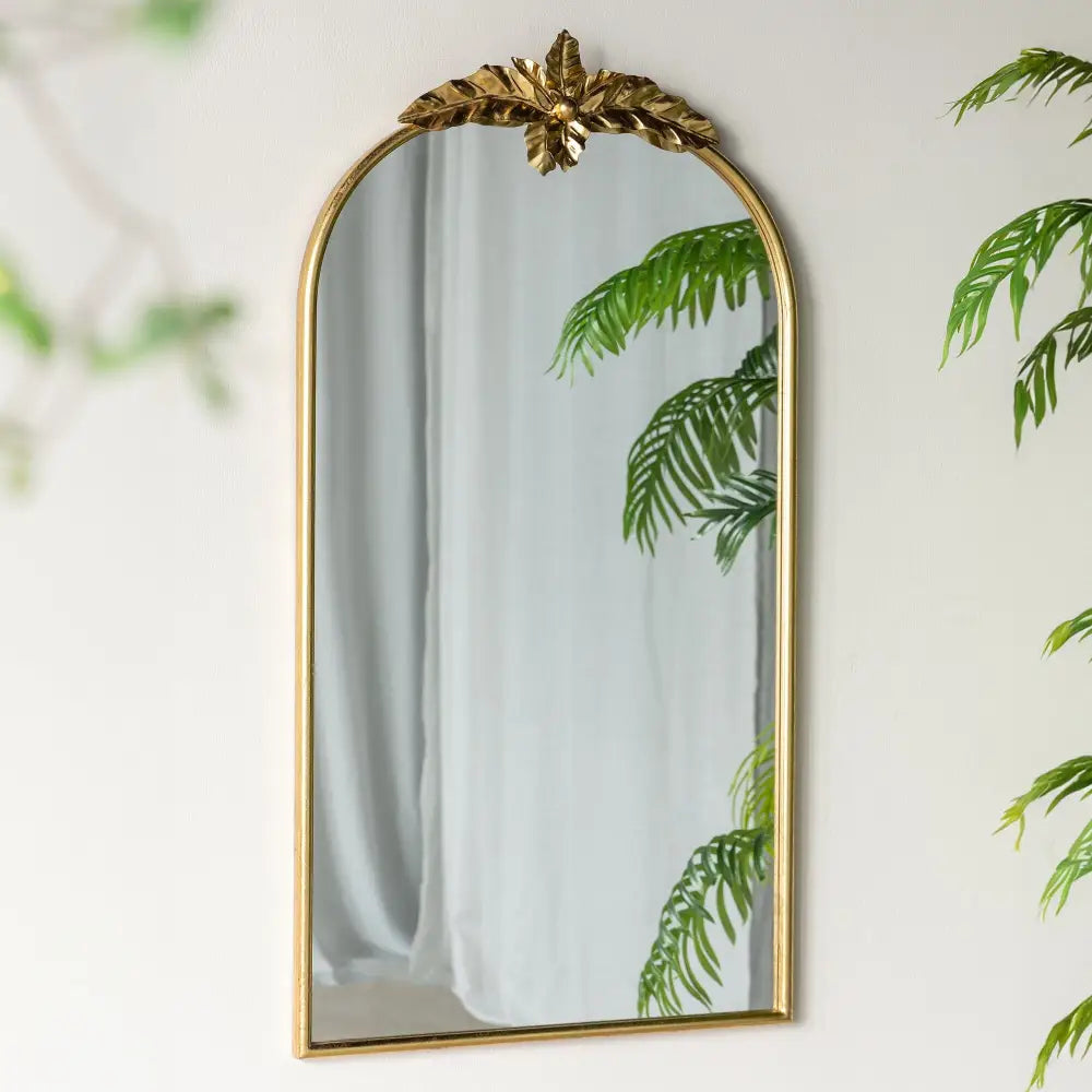 MARION TALL GOLD WALL MIRROR - Home & Garden > Decor > Mirrors
