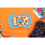 Marley Slowappy Reversible Lick Mat - Blue Lick Mat - Pet Care > Dog Supplies > Dog Bowls Feeders & Waterers