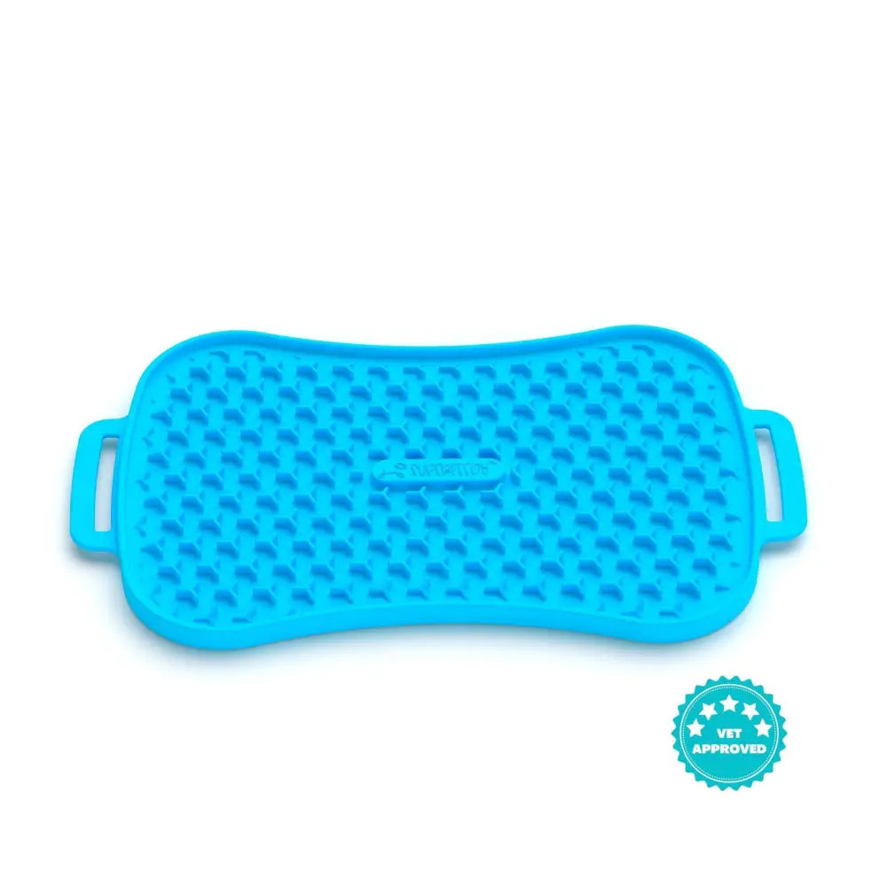 Marley Slowappy Reversible Lick Mat - Blue Lick Mat - Pet Care > Dog Supplies > Dog Bowls Feeders & Waterers