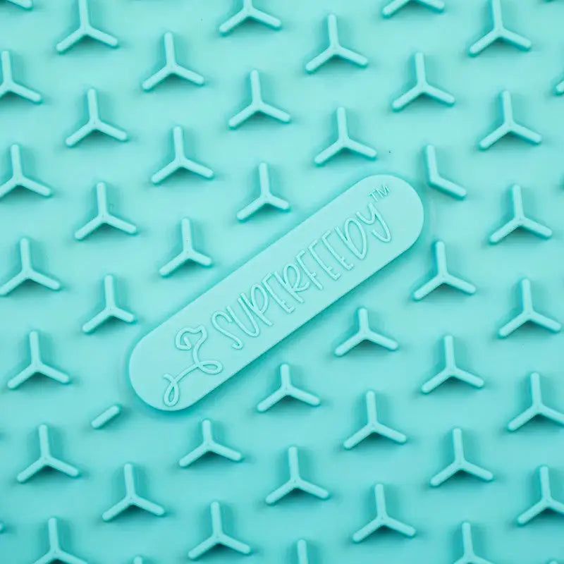 Marley Slowappy Reversible Lick Mat - Teal - Pet Care > Dog Supplies > Dog Bowls Feeders & Waterers