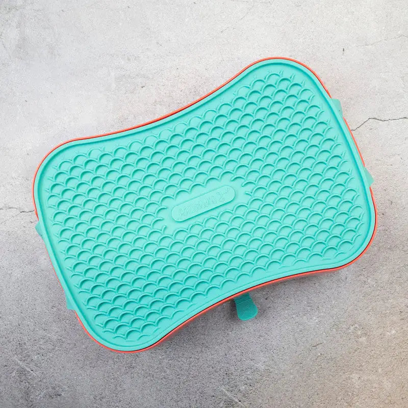 Marley Slowappy Reversible Lick Mat - Teal - Pet Care > Dog Supplies > Dog Bowls Feeders & Waterers