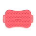 Marley Slowappy Reversible Lick Mat - Warm Ocean Red - Pet Care > Dog Supplies > Dog Bowls Feeders & Waterers