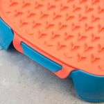 Marley Slowappy Reversible Lick Mat - Warm Ocean Red - Pet Care > Dog Supplies > Dog Bowls Feeders & Waterers