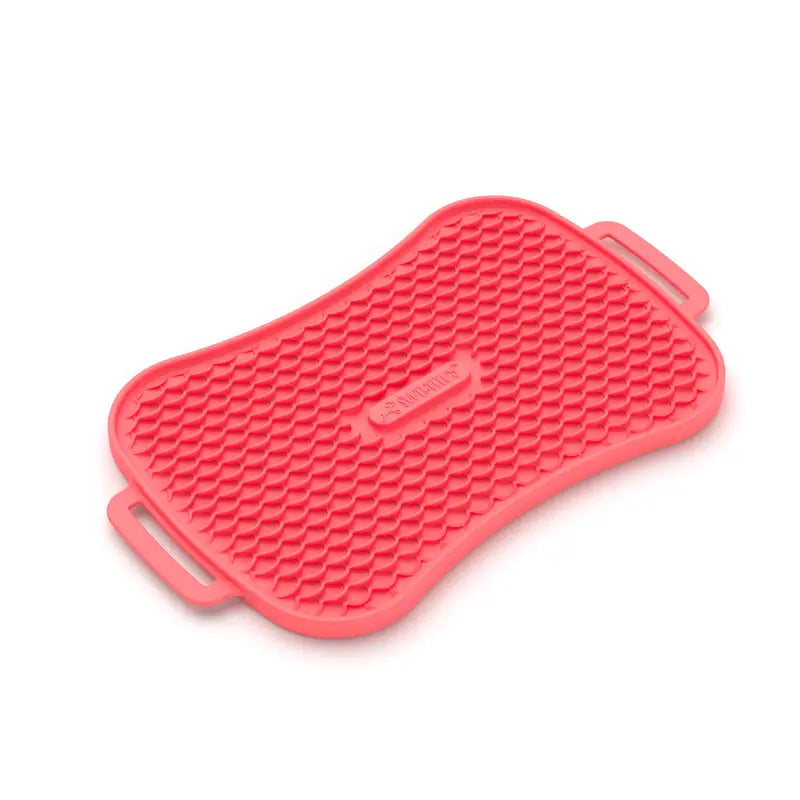 Marley Slowappy Reversible Lick Mat - Warm Ocean Red - Pet Care > Dog Supplies > Dog Bowls Feeders & Waterers
