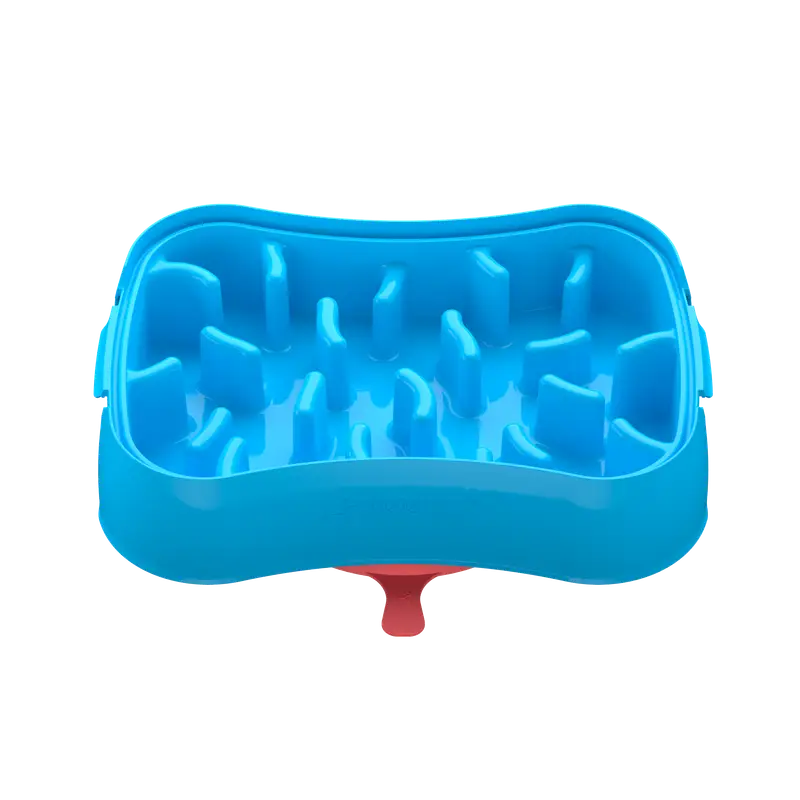 Marley Slowappy Slow Feeder Bowl - Blue - Pet Care > Dog Supplies > Dog Bowls Feeders & Waterers