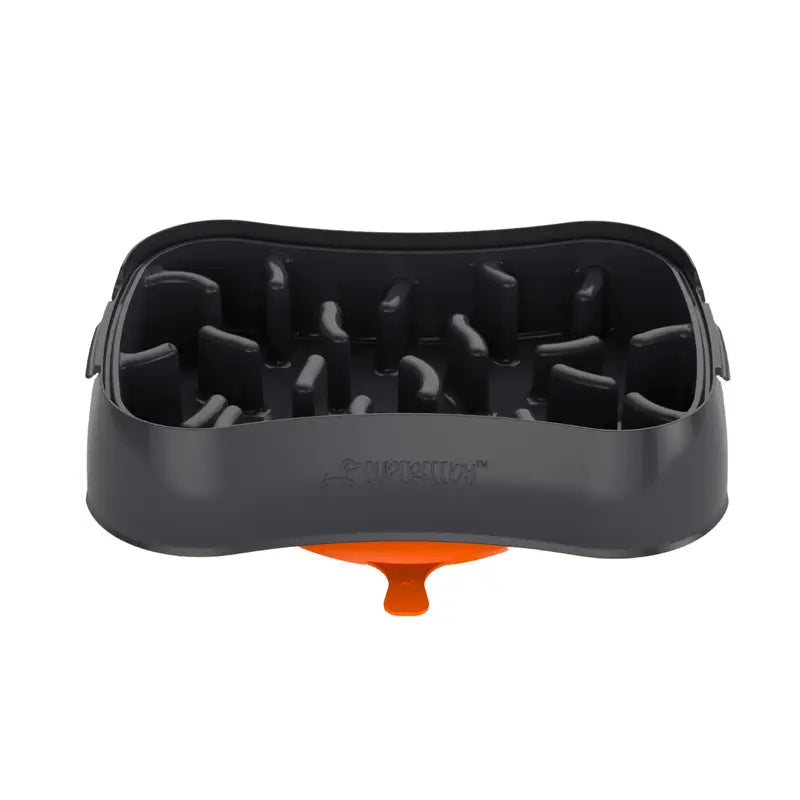 Marley Slowappy Slow Feeder Bowl - Dark Grey - Pet Care > Dog Supplies > Dog Bowls Feeders & Waterers