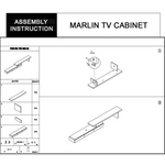 Marlin Tv Unit White - Furniture > Living Room