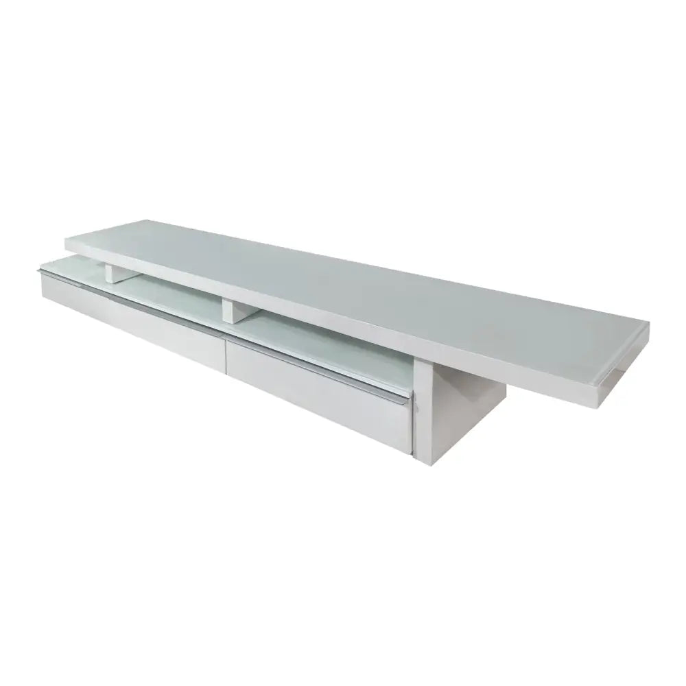 Marlin Tv Unit White - Furniture > Living Room