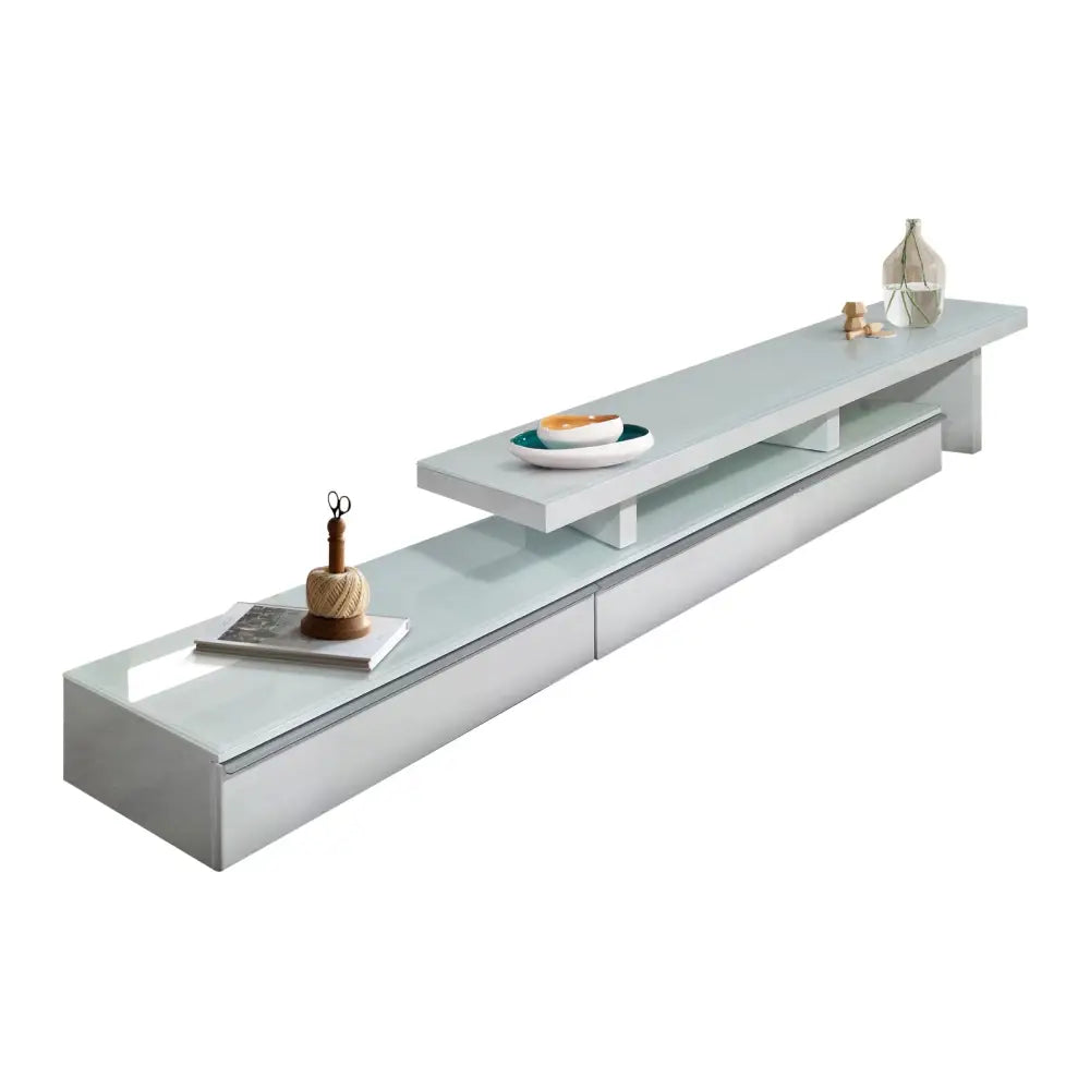 Marlin Tv Unit White - Furniture > Living Room