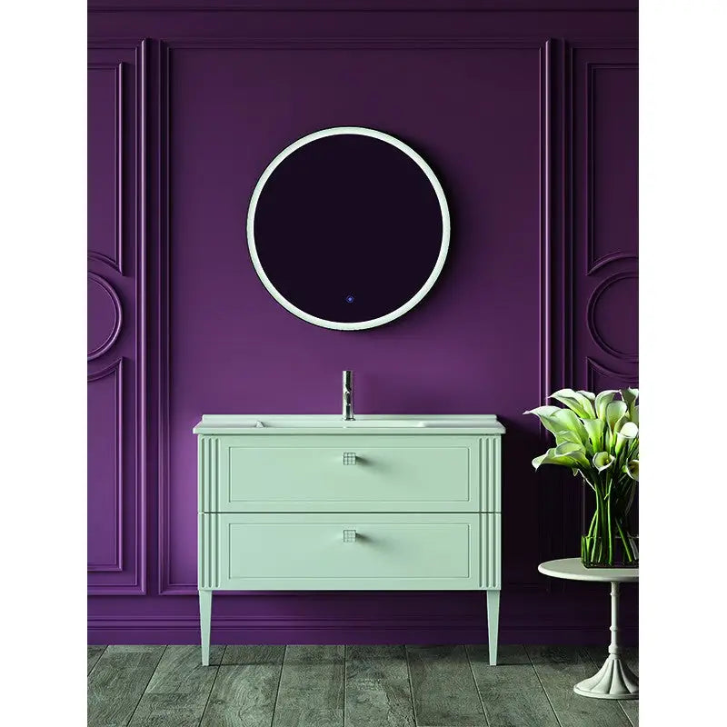 Marmo Round LED Bathroom Wall Mirror - Furniture > Bathroom