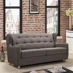 MARQUIS 2 Seater Sofa bed with Separate Foam Mattress-Dark grey - Furniture > Sofas