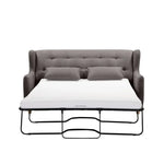 MARQUIS 2 Seater Sofa bed with Separate Foam Mattress-Dark grey - Furniture > Sofas