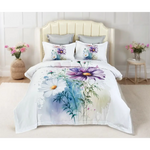 Marrea Floral Quilt Cover Set - King Size - Home & Garden > Bedding