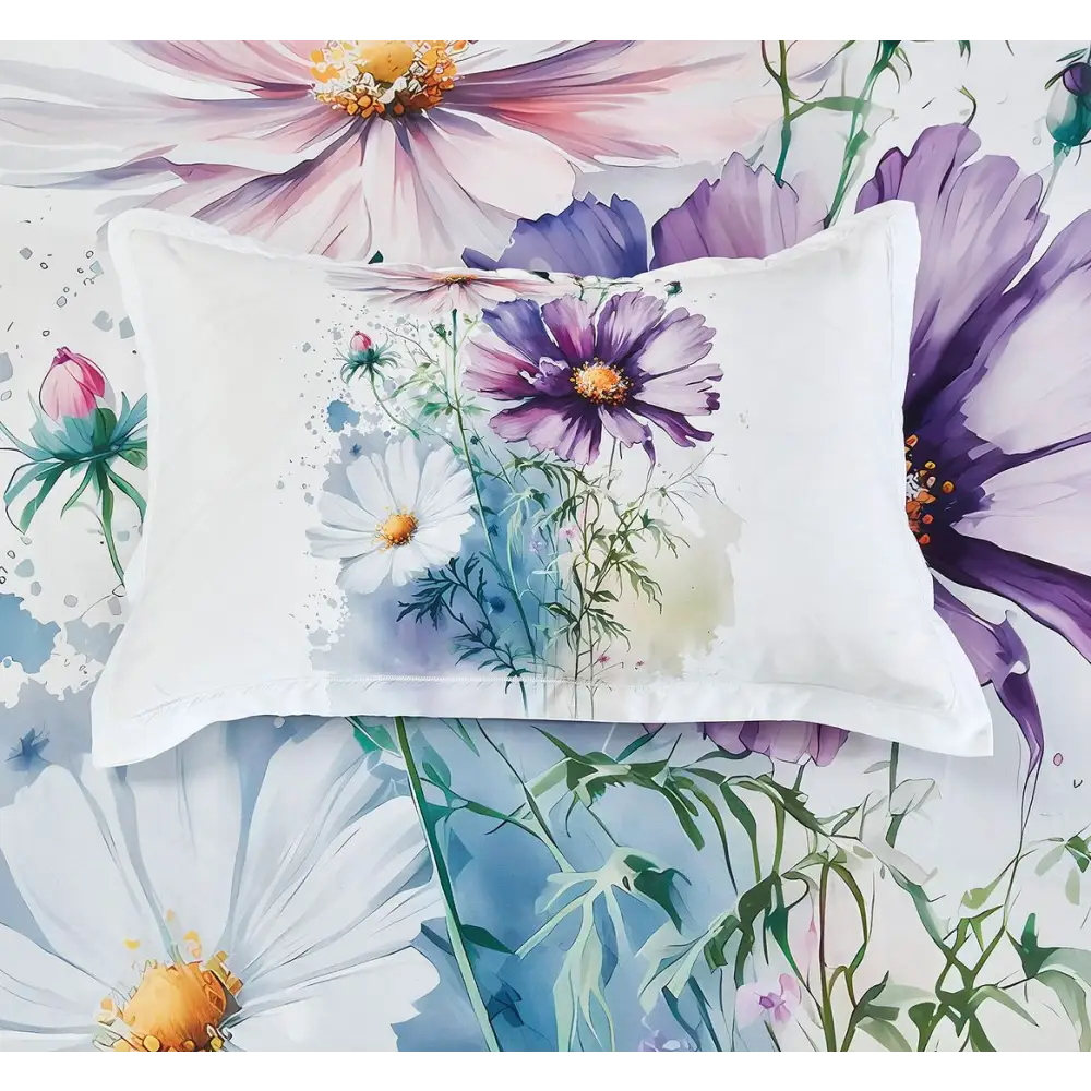 Marrea Floral Quilt Cover Set - Super King Size - Home & Garden > Bedding