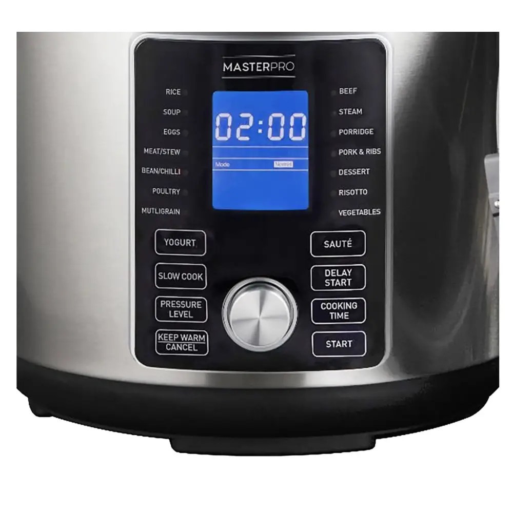 Masterpro 5L Ultimate Electric All-in-One Air Fryer MultiCooker w/ Basket Black - Appliances > Kitchen Appliances