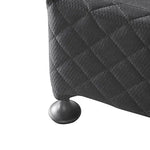 Mattress Base Ensemble Double Size Solid Wooden Slat in Black with Removable Cover - Furniture > Mattresses
