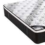 Mattress Euro Top Queen Size Pocket Spring Coil with Knitted Fabric Medium Firm 33cm Thick - Furniture > Mattresses